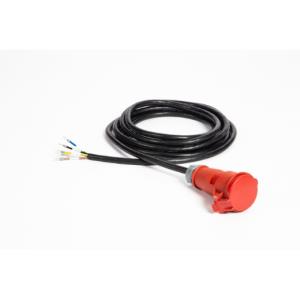 Power Cable Kit for Row Power Distribution Panel, 3 Phase Connector, 230/400V, Length 7m