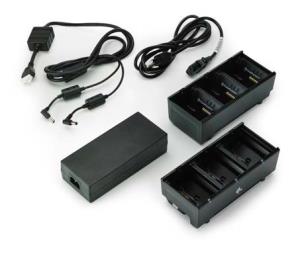 Battery Charger Two 3-slot - With Uk Power Cord - For Zq600 / 500 / Qln Series