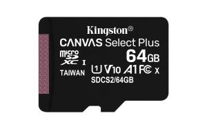 Micro Sdxc Card - Canvas Select Plus - 64GB - A1 C10 Without Adapter