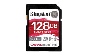 Sdxc Card - Canvas React Plus - 128GB - Uhs-ll U3 V60