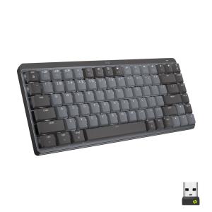 Mx Mechanical Mini Minimalist Wireless Illuminated Keyboard  - Graphite Tactile Quiet Qwerty Us Int
