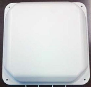 Indoor, 2.3-2.7/4.9-6.1GHz, 4-feed, 5dBi, 120 degree sector antenna with standard RPSMA-type plug connector