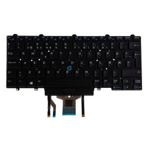 Notebook Keyboard Lat E7250 Norwegian Layout 83 Key Backlit