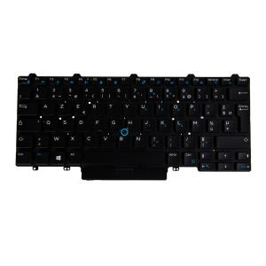 Notebook Keyboard - Backlit 83 Keys - Double Point  - Azerty French For Latitude 7480