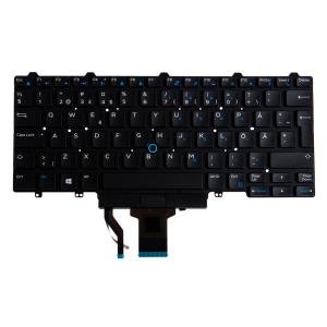 Notebook Keyboard - 82 Keys - Single Point Backlit  - Nordic For Latitude 7300