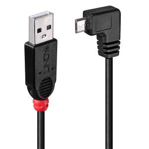 USB Micro-b Cable, 90 Degree Right Angle 2m