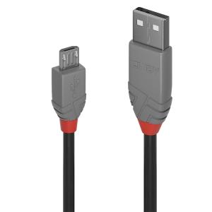 Cable - USB2.0 Type A To Micro B - 3m - Anthra Line
