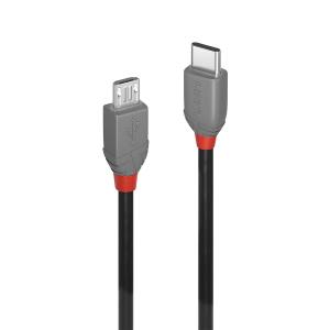 Cable -  USB 2.0 Type C To Micro-b - Anthraline - Black - 1m
