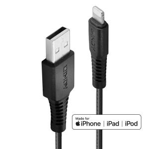 Lightning Charging Cable - USB Type A Male To Lightning Male - Reinforced - 50cm