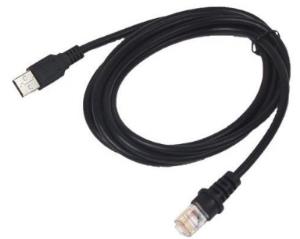 Cable Rs-232 5v Signals Black 10pin Modular 3m Coiled