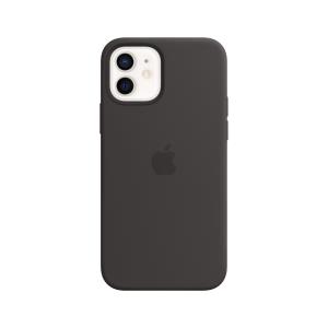 iPhone 12/12 Pro - Silicone Case With Magsafe - Black