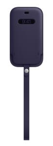 iPhone 12 Mini Leather Sleeve With Magsafe - Deep Violet