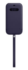 iPhone 12 Pro Max Leather Sleeve With Magsafe - Deep Violet