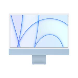 iMac  - 24in - M1 8-cpu/7-gpu - 8GB Ram - 256GB SSD - 4.5k Retina Display - Magic Keyboard - Blue - Qwerty Uk