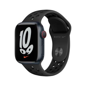 Watch Nike Series 7 Gps + Cellular 41mm Midnight Aluminium Case With Anthracite/black