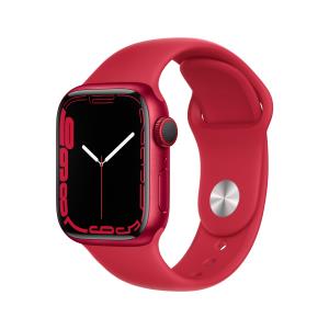 Watch Series 7 Gps + Cellular 41mm red Aluminium Case With red Sport Band Regular