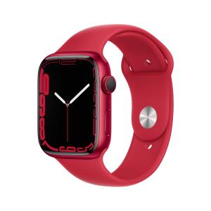 Watch Series 7 Gps 45mm red Aluminium Case With red Sport Band Regular