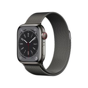 Watch Series 8 Gps + Cellular 41mm Graphite Stainless Steel Case With Graphite Milanese Loop