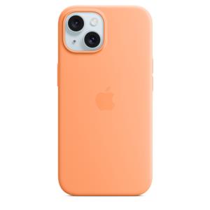 iPhone 15 - Silicone Case With Magsafe - Orange Sorbet