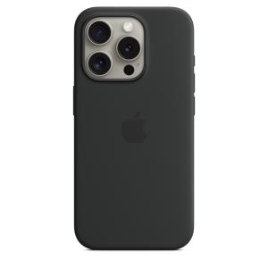 iPhone 15 Pro - Silicone Case With Magsafe - Black