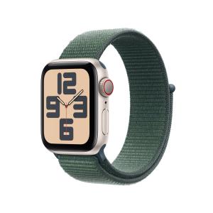 Apple Watch Se Gps + Cellular 40mm Starlight Aluminium Case With Lake Green Sport Loop