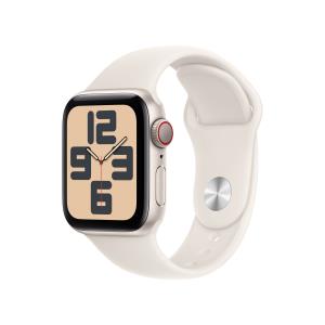 Apple Watch Se Gps + Cellular 40mm Starlight Aluminium Case With Starlight Sport Band - M/l