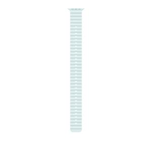 49mm Ice Blue Ocean Band Extension - Natural Titanium Finish