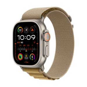 Watch Ultra 2 Gps + Cellular 49mm Natural Titanium Case With Tan Alpine Loop - Small (MX4E3QA/A)