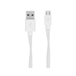 1.2m Flat USB Micro-USB Cable-white