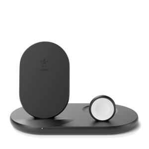 3-in-1 Wireless Pad/stand/apple Watch Black