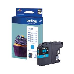 Ink Cartridge - Lc123c - 600 Pages - Cyan