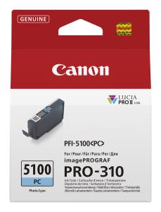 Ink Tank - Pfi-5100pc - Standard Capacity - 14.4ml - Photo Cyan