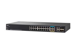 Cisco Sg350x-24pd 24-port 2.5g Poe Stackable Managed Switch