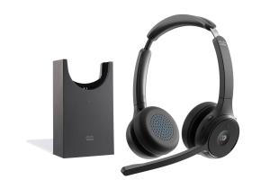 Headset 722 - Wireless Dual + Stand Carbon Black USBa Bundle
