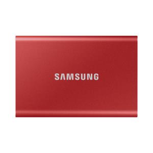 Portable SSD - T7 - USB 3.2 - 500GB - Metallic Red