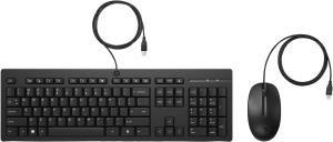 Wired Keyboard and Mouse 225 - Black - Qwerty UK