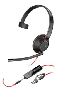 Headset Blackwire 5210 - Monaural  - USB-c / 3.5mm
