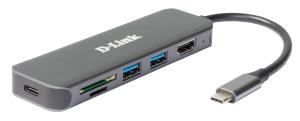 Dub-2327 6-in-1 USB-c Hub With Hdmi / Power Delivery