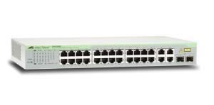 24  Port Fast Ethernet WebSmart Switch with 4 uplink ports (2  x 10/100/1000T and  2 x SFP-10/100/10