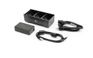 Battery Charger 3-slot For Zq600 / Zq500 / Qln Series With Uk Power Chord