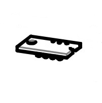 Kit Repair Upper Gap Sensor Movable For Zd410d / Zd420d / Zd620d