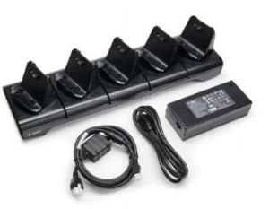 Charging Station - 5 Slots - With Power Supply And Cord Uk For Zq210