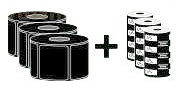 Z-select 2000t Thermal Transfer Label 102mm X 76mm 3 Rolls