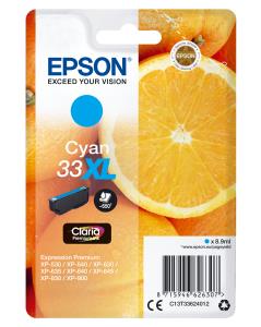 Ink Cartridge - 33xl Oranges - 8.9ml - Cyan