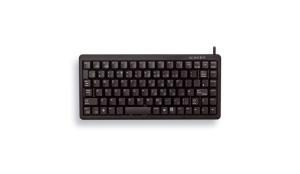 G84-4100 Compact Keys 86 - Keyboard - Corded USB + Ps/2 - Black - Azerty French