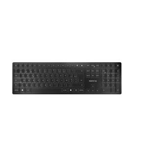 KW 9100 SLIM Rechargeable Keyboard - Wireless or Bluetooth - Black - Azerty Belgian