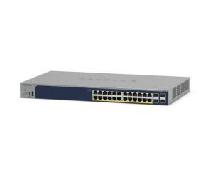 GS728TPPv3 - Gigabit Ethernet PoE+ Smart Switch 28-Port with 4 SFP Ports and Cloud Management