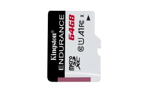Micro Sdxc Card - High Endurance - 64GB - Cl10 - A1  Uhs-i