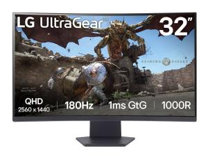 Curved Gaming Monitor - Ultragear 32GS60QC-B - 32in - 2560x1440 (QHD) - VA 1ms 16:9