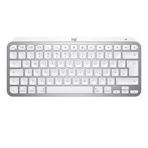 Mx Keys Mini For Mac Minimalist Wireless Illuminated Keyboard - Pale Grey - Qwerty Ch - Central